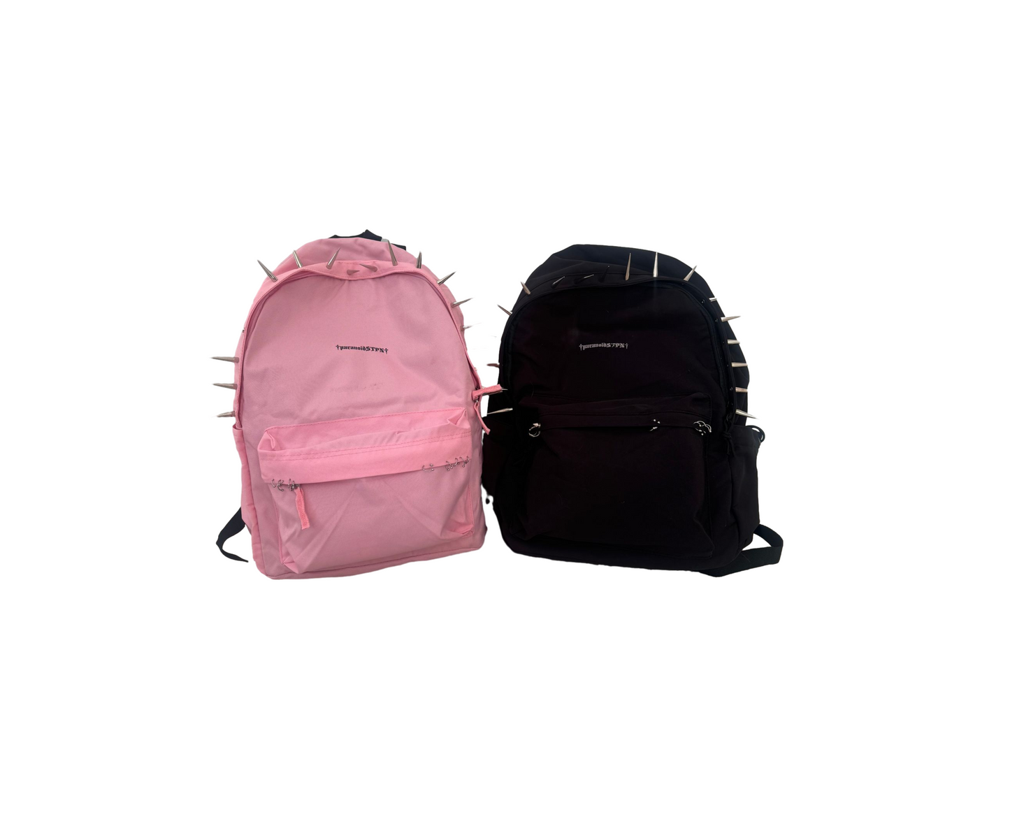 Pierced and Spiked Backpack