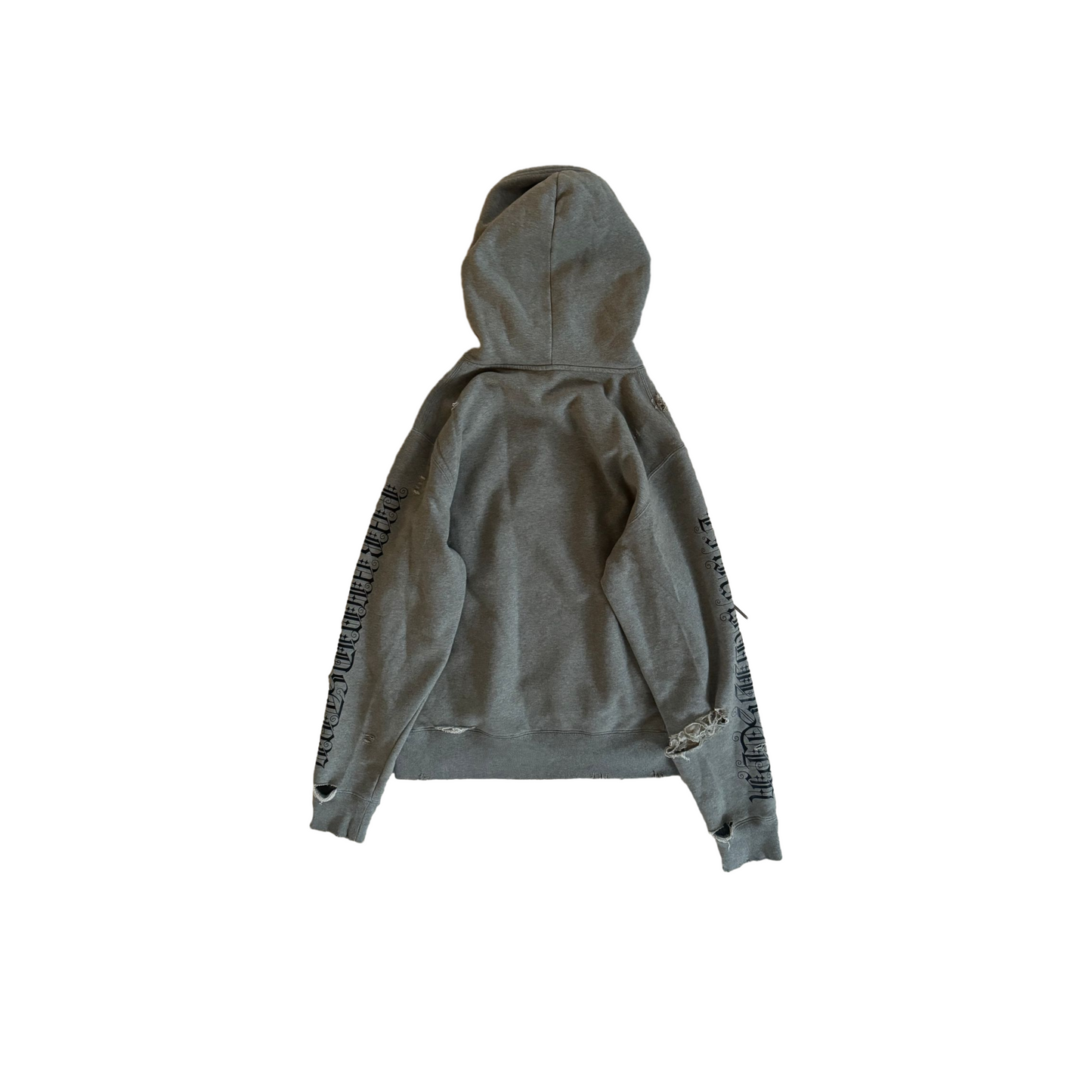 'cultist' Hoodie Destressed Grey