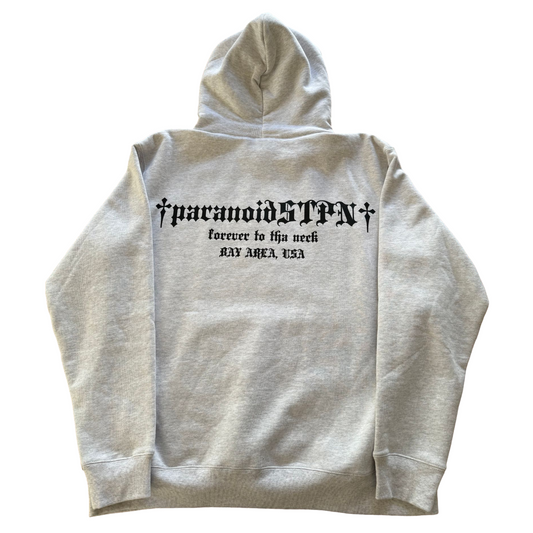 'Box Logo' Hoodie Grey
