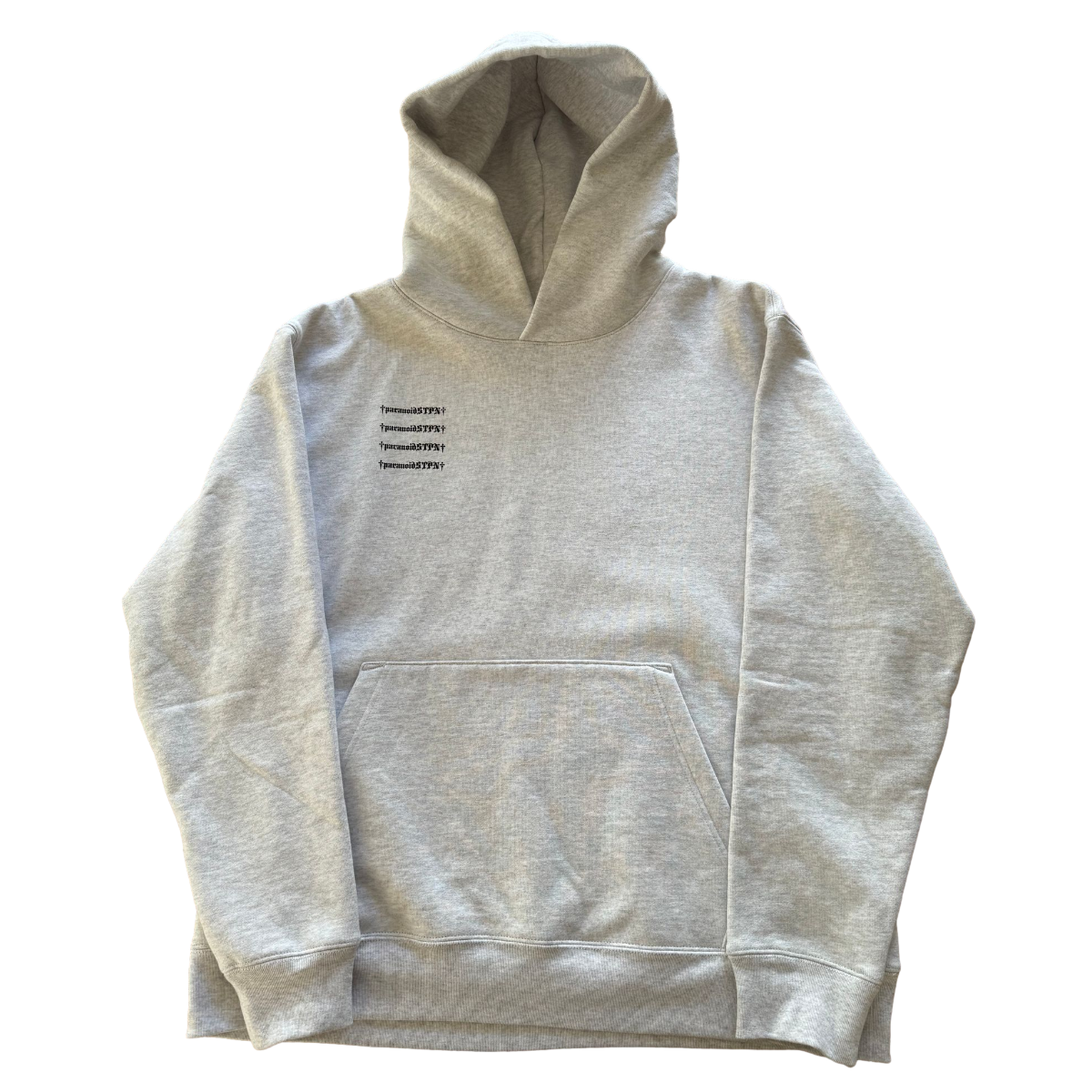 'Box Logo' Hoodie Grey