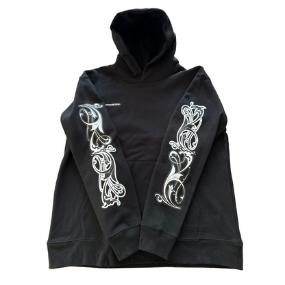 '2 Faced' Distressed Hoodie