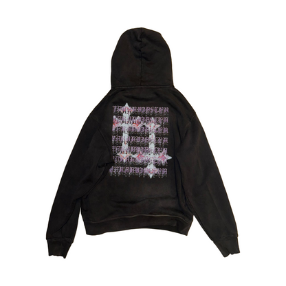 'Distortion' Stone Washed Hoodie