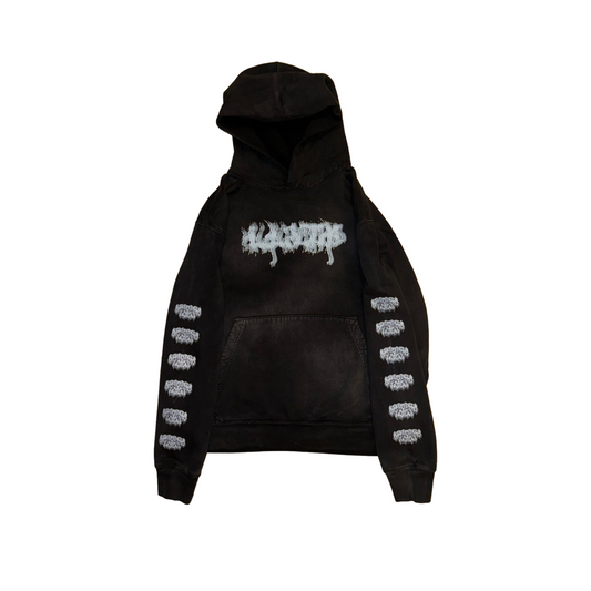 'Distortion' Stone Washed Hoodie