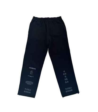 Black 'P4RA' Sweatpants